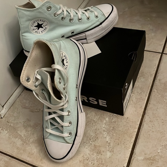 Converse Chuck Taylor, All Stars, baby blue size 8 - Picture 4 of 7
